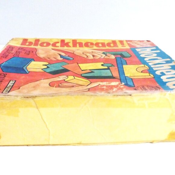 1964 Saalfield BLOCKHEAD Party Game Consumer Service Bureau Parents Magazine - Picture 5 of 6